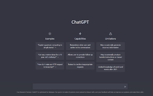 ChatGPT App Preview
