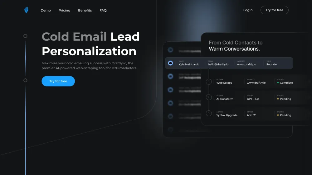 Draftly.io Preview