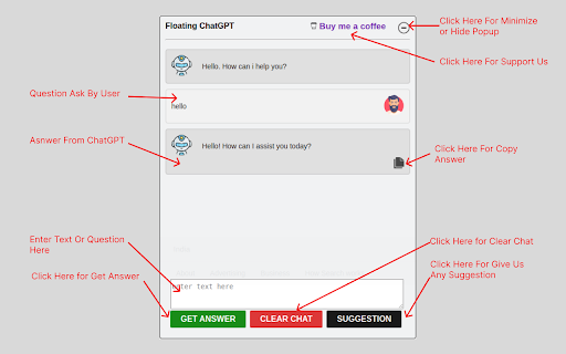 Floating ChatGPT Extension Preview