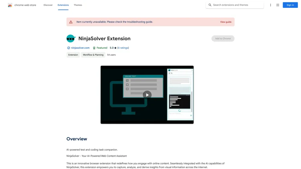NinjaSolver Preview