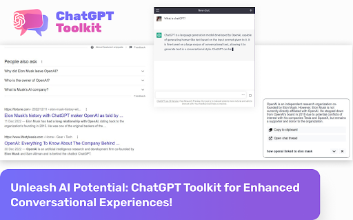 ChatGPT Toolkit Preview