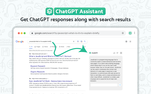 ChatGPT Assistant for Google Preview