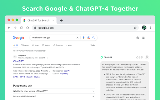 Chat GPT Chrome Extension Preview