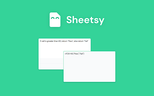Google Sheets Formula AI Preview