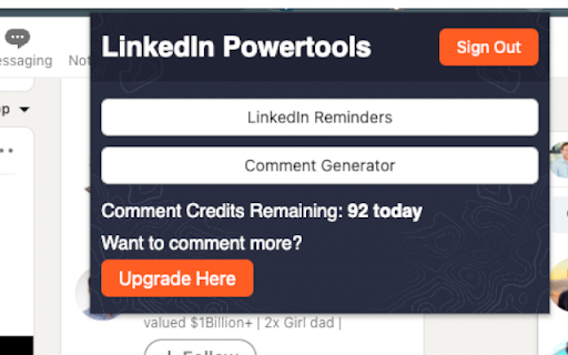 LinkedIn Powertools Preview