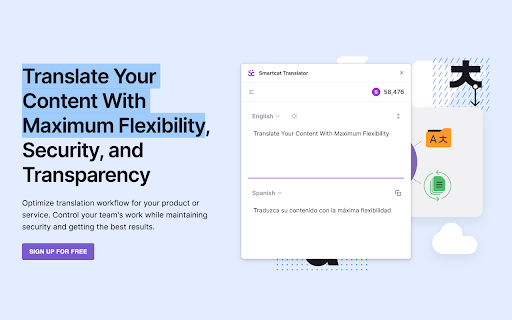 Smartcat Translator Preview