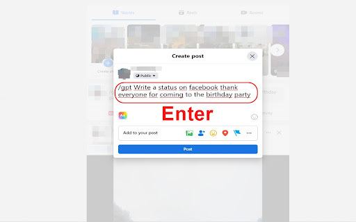 ChatGPT Status/Tweet Extension Preview