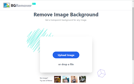 Chrome Extension - Image Background Remover Preview