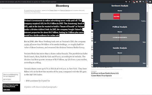 Text Analysis Extension Preview