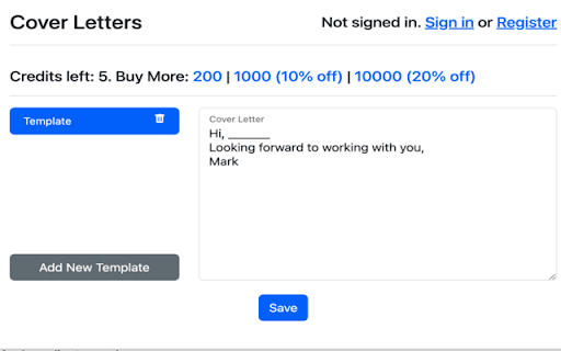 Upwork ChatGPT Cover Letter Generator Preview