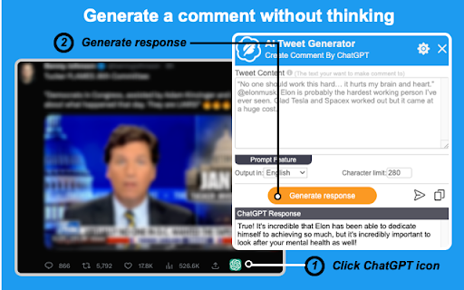 Mook - AI Tweet Generator Preview