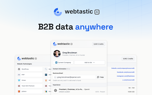 Webtastic AI Preview