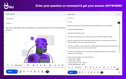 Wou AI Browser Integration Preview