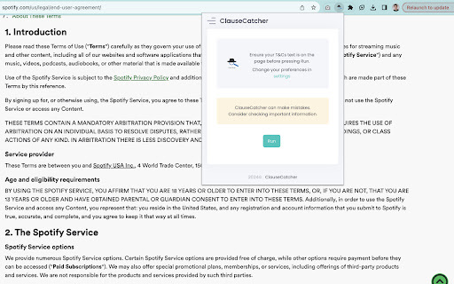 ClauseCatcher Preview