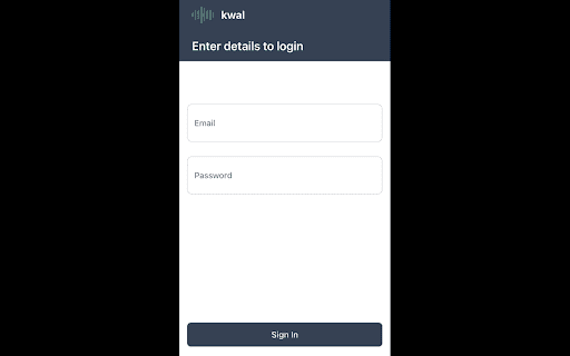 Kwal Chrome Plugin Preview