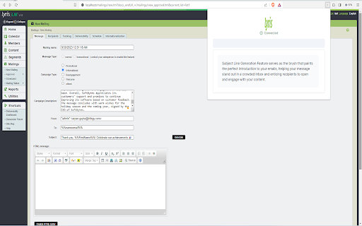 Lyris Listmanager Copilot Preview