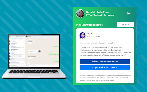 Recrutei Extension Preview