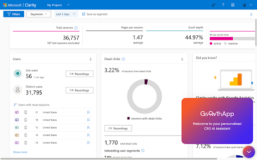 GrowthApp Preview