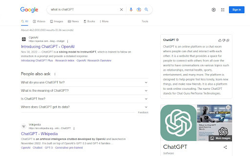ChatGPT for Search Preview
