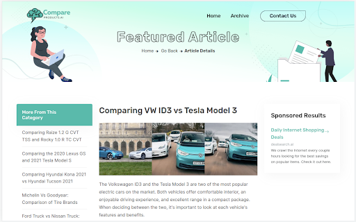 CompareProducts.ai Preview