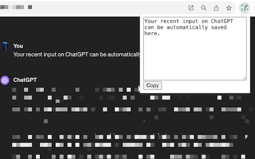 Save ChatGPT Input Preview