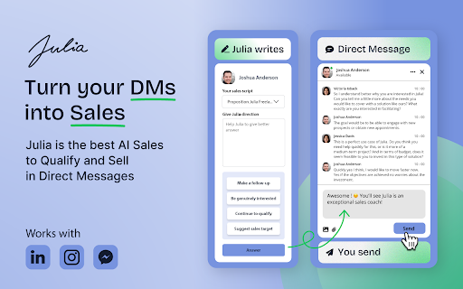 Julia AI Sales Coach Preview