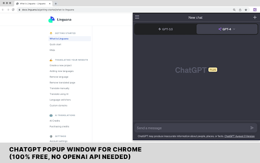 WebWise ChatGPT Preview
