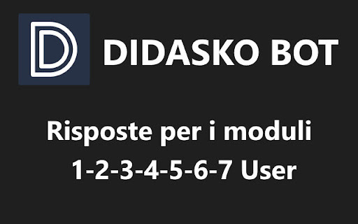 7 Moduli User Exercitation Helper Preview