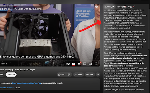 YouTube Summary with ChatGPT Preview