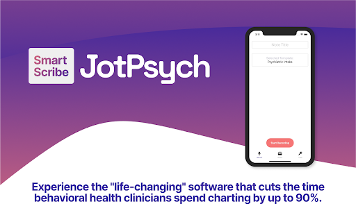 JotPsych Chrome Companion Preview