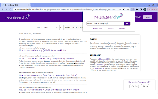 NeuralSearchX Preview