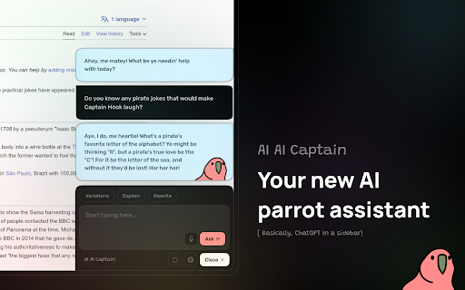 AI Cap’n Preview