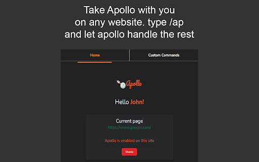 ApolloAI Browser Extension Preview