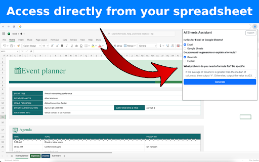 AI Sheets Assistant Preview