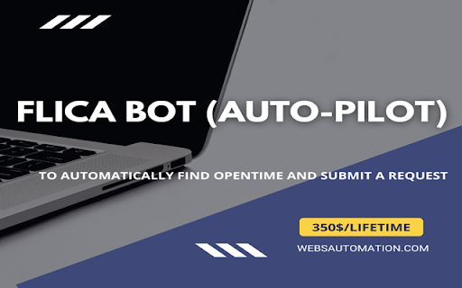 Flica Open Time Request Automation Preview