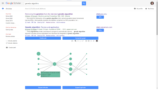 Google Scholar Explorer Preview