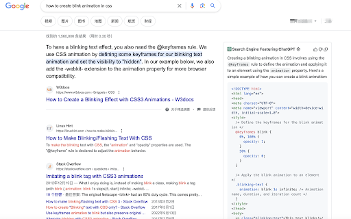 ChatGPT for Google Preview