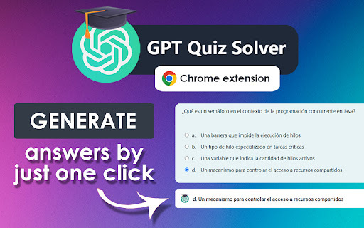 Moodle GPT Quiz Solver Preview