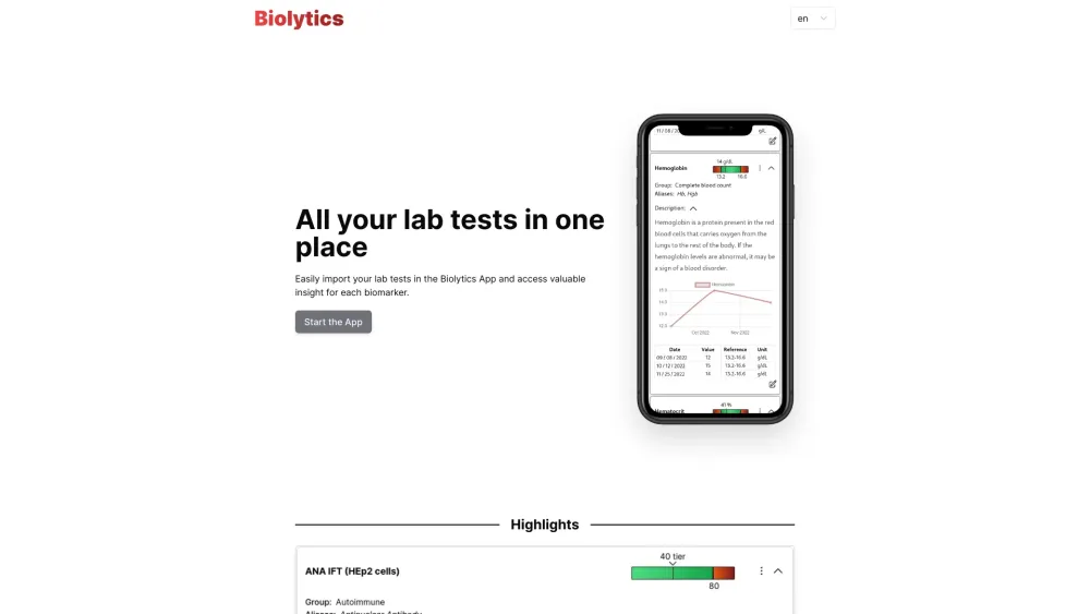 Biolytics Preview