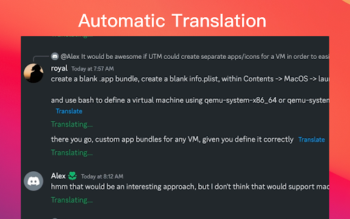 Discord Translator Preview