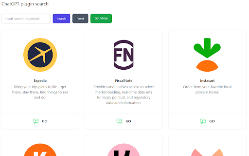 ChatGPT Plugins Search Preview