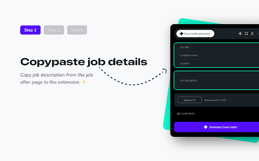 AI Cover Letter Generator Preview