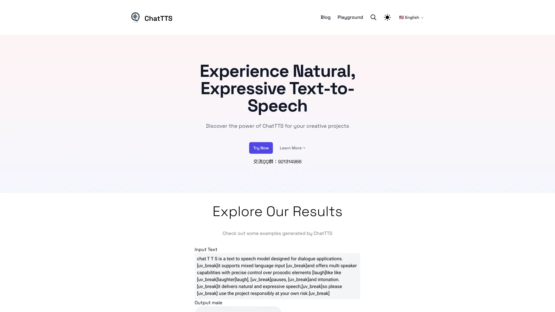 ChatTTS - Natural text-to-speech