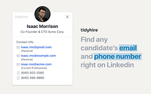 tidyhire Preview