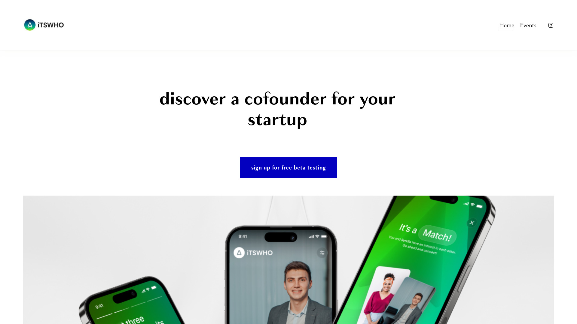 iTSWHO App screenshot