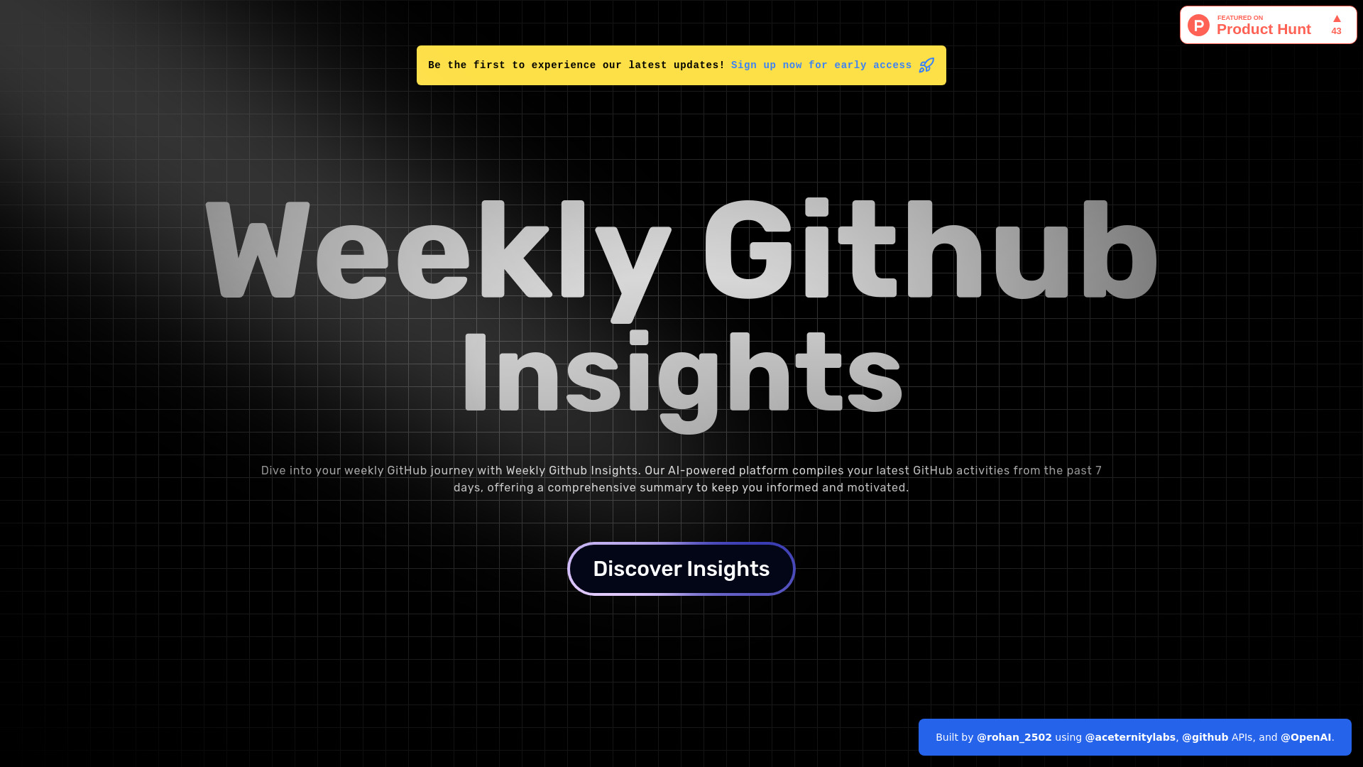 Weekly Github