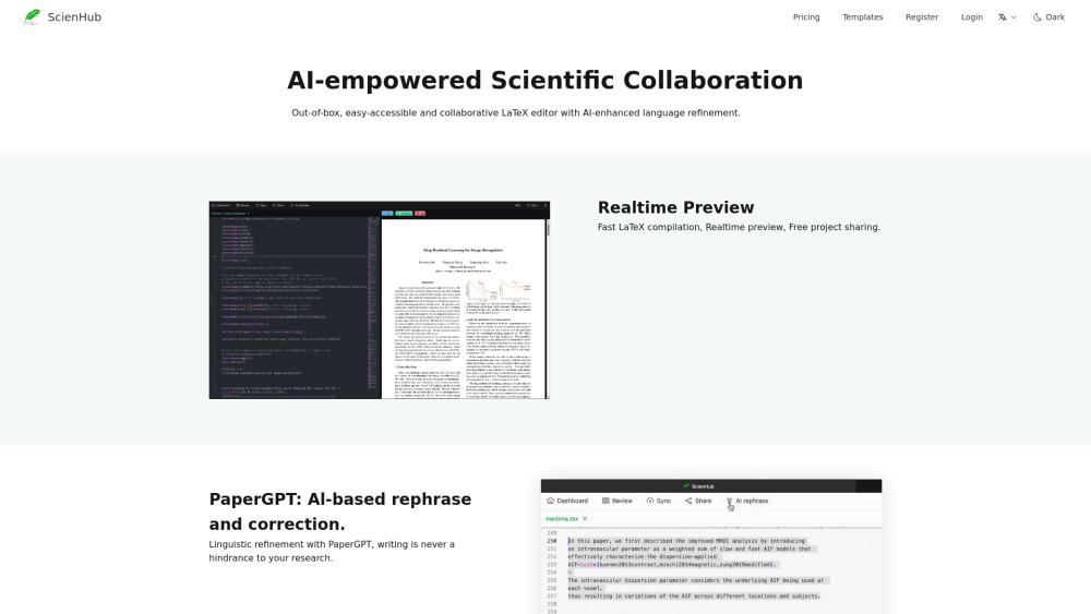 ScienHub Preview