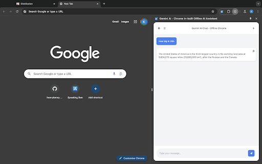 Gemini AI - Chrome In-built Offline AI Assistant Preview