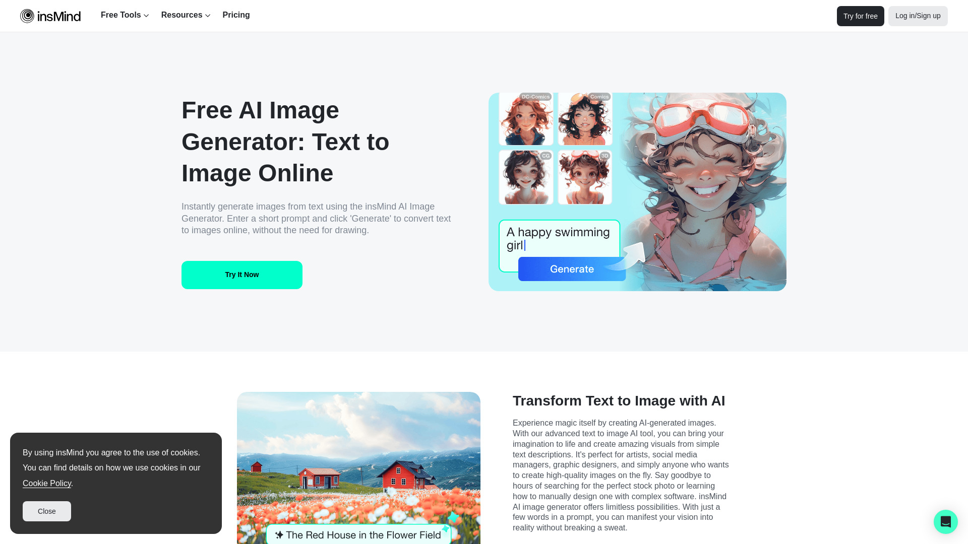 InsMind AI Image Generator: A Free Online AI Image Generator From Text ...