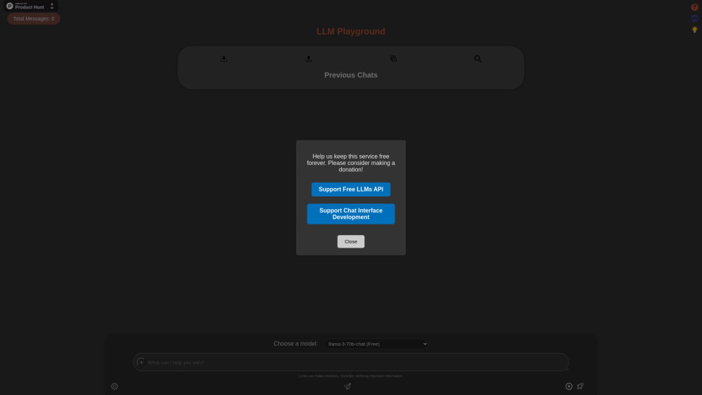LLMPlayground Preview